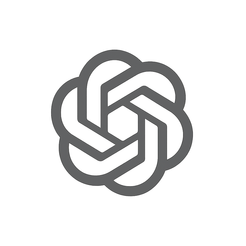 Logo da OpenAI - Parceira de IA da Responda-me
