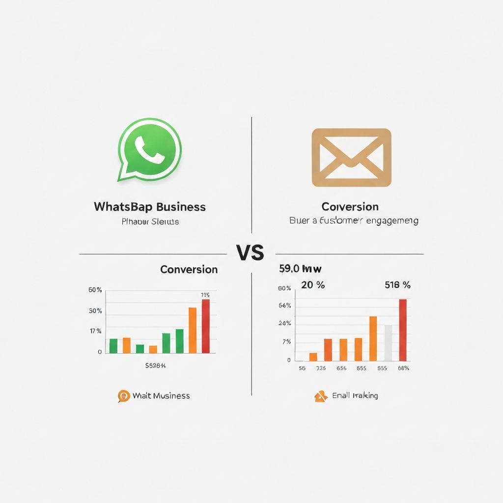 Imagem ilustrativa para o artigo: WhatsApp Business vs Email Marketing: Qual Converte Mais?